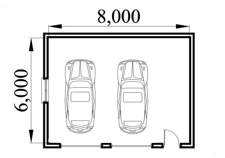 Full Construction Drawings for Garage Plans